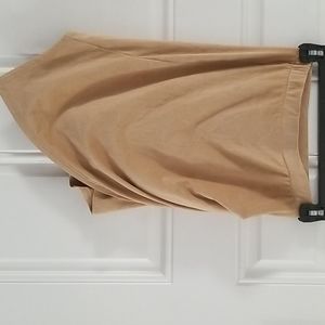 Suede skirt